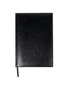 Ежедневник недатир А5 160л Небраска черный Calligrata