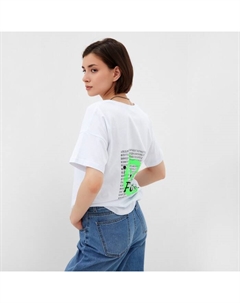 Футболка женская Future, цвет белый, размер 50 Minaku