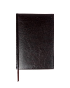 Ежедневник недатир А5 160л Небраска ТЕМНО коричневый Calligrata