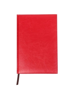 Ежедневник недатир А5 160л Небраска красный Calligrata