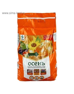 Комплексное органоминеральное удобрение, Осень, 3 кг Долина плодородия