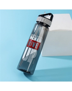 Бутылка для воды Never give up, 900 мл Сима-ленд