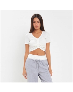 Футболка женская на кулиске размер 44-46, цвет белый Mist