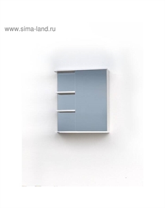 Шкаф-зеркало Экко Левый 50 15 см х 50 см х 70 см Logro