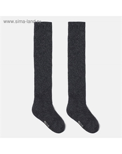Чулки женские из монгольской шерсти, цвет чёрный, размер 23-25 (36-42) Тод