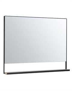 Зеркало для ванной комнаты «Лофт Урбан 100», 100×78.4 см, цвет дуб орегон/чёрный Aquaton