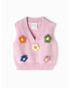Жилет Ромашки, рост 74-80 см, розовый Крошка я
