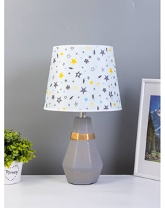 Настольная лампа «Айседора» E14 40 Вт серый-золото Risalux