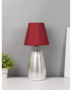 Настольная лампа 16418/1SL E14 40 Вт серебро Risalux