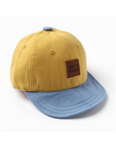 Кепка детская «Бейсболка», размер 44-46, жёлтая Мегашапка