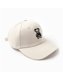 Кепка «Бейсболка» детская, цвет молочный, размер 50-52 Мегашапка