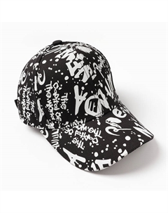 Кепка «Бейсболка» детская, цвет черный, размер 54-56 Мегашапка