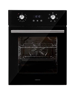 Духовой шкаф HIBERG VM 4260 B, встраиваемый, электрический, 50 л, чёрный Hiberg