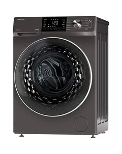 Стиральная машина HIBERG i-DDQ6A - 1214 Sd, класс А+++, 1400 об/мин, до 12 кг, серая Hiberg