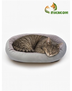 Лежанка для животных, 50×45 см, серый Пижон