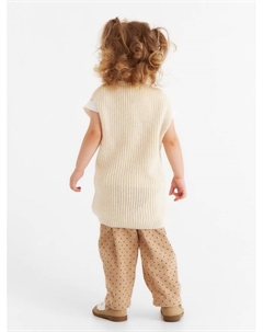 Жилет вязаный, рост 92-98 см, молочный Крошка я