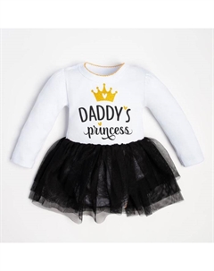 Боди с юбкой "Daddy's princess" рост 68-74 см Крошка я