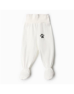 Ползунки детские, цвет молочный, рост 74 см Амелли