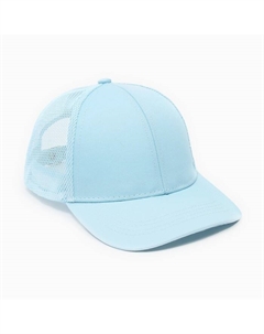 Бейсболка детская, цвет светло-голубой, размер 54-56 Фишка