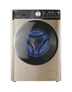 Стиральная машина HIBERG i-DDQ8 - 10614 G, класс А+++, 1400 об/мин, до 10.5 кг, золотистая Hiberg