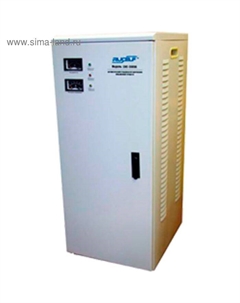 Стабилизатор напряжения SDV-3-20000, электромех., напольный, точн. ±1.5%, 20000 ВА Rucelf