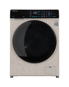 Стиральная машина HIBERG i-DDQ9 - 712 Ym, класс А+++, 1200 об/мин, до 7 кг, бежевая Hiberg