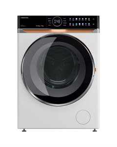 Стиральная машина HIBERG i-DDQ10 - 10714 W, класс А+++, 1400 об/мин, до 10.5 кг, белая Hiberg