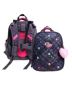 Рюкзак каркасный школьный 38×30×16 см, эргономичная спинка, Sweet Stavia