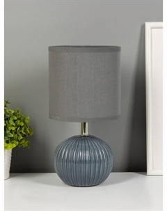 Лампа настольная «Киара» 1×40 Вт Е14 синий 13×13×25 см Risalux