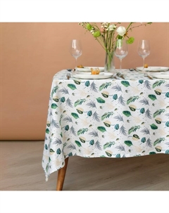 Скатерть «. Домашние растения», 149×220 см, 80% хлопок, 20% п/э, сатин 110 г/м² Этель