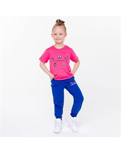 Брюки для девочки, цвет синий, рост 122 Veresk