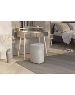 Банкетка «ЛИНА ТК», 370×370×470 мм, merlin 03, цвет светло – серый Гранд кволити