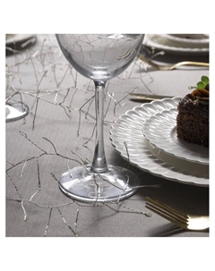 Гирлянда «Мишура» 6 м роса, IP20, серебристая нить, 480 LED, свечение белое, 12 В Luazon lighting