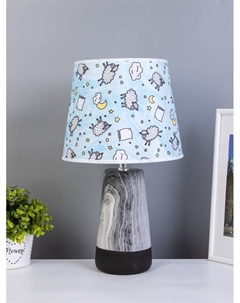 Настольная лампа «Адриен» E14 40 Вт серый-черный Risalux