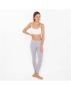 Легинсы спортивные женские, серые меланж, размер 46 Tusi