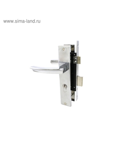 Замок врезной «» АРТ ЗВ4-70.08 CP, с ручками, цвет хром Аллюр