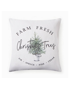 Наволочка декоративная новогодняя «. Christmas trees» 40×40(±6) см, 100% хлопок Этель