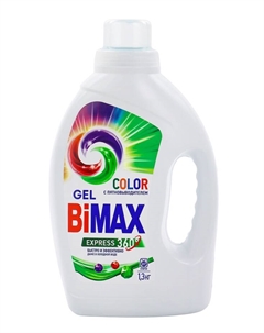 Жидкое средство для стирки Color Iq smart, гель, для разноцветных тканей, 1.3 л Bimax