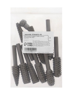 Набор шарошек по дереву, диаметр хвостовика 6 мм, 10 шт. Tundra