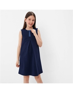 Сарафан для девочки, цвет темно-синий, рост 122 см (64) Ivashka