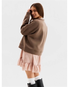 Свитшот женский : Velvet Collection цвет коричневый, размер 44 Minaku