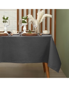 Скатерть «» Kitchen, 150×220 см, серая, 100% хлопок, саржа 220 г/м² Этель