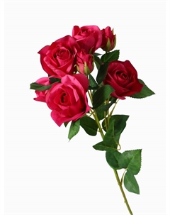 Цветы искусственные «Розочки кустовые», 8×65 см, малиновые Poetry in flowers