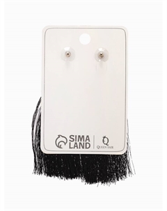 Серьги ассорти «Кисти» хинди, цвет чёрный в золоте, L кисти 6.5 см Qf