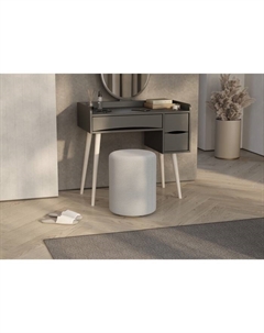 Банкетка «ЛИЛУ ТК», 360×360×470 мм, merlin 03, цвет светло – серый Гранд кволити