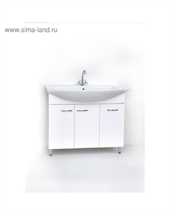 Тумба Элеганс 100 с раковиной Эльбрус Logro