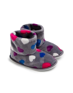 Тапочки женские, цвет серый сердечки, размер 36 Tap moda