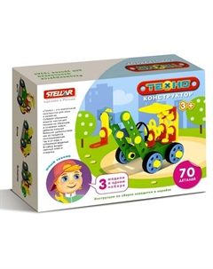 Конструктор «Техно» Кран, 70 деталей Stellar