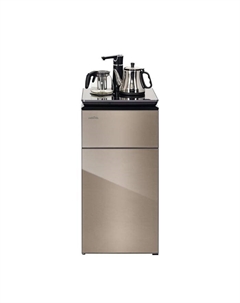 Кулер для воды HIBERG F-91FGY, напольный, нагрев и охлаждение, 1350/70 Вт, 7.5 л, бежевый Hiberg