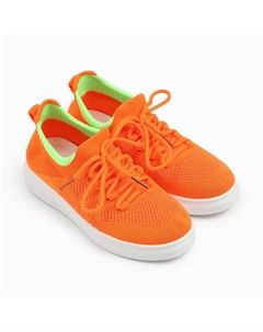Кроссовки детские, цвет оранжевый, размер 34 Milena